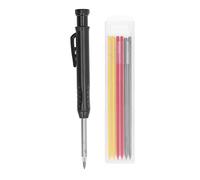 Marca de madera Marcado de lápiz Tungsten Carbide Scriber 2,8 mm Pipa puntiaguda para proyectos de vidrio de plástico de metal de madera y tallado con recargas de reemplazo (Recarga de tres colores)