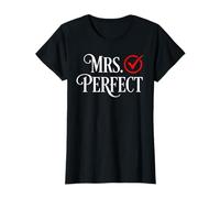 Marca de verificación Mrs Funny Wife Marriage Camiseta