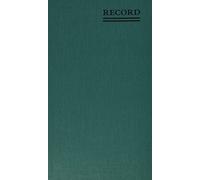 Marca Nacional libro de registro de serie, Verde Esmeralda, 12,25 x 7,25 "500 páginas (56151)