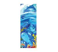 Marca-páginas 3D LiveLife - Podcast de delfines de Deluxebase. Un marcapáginas oceánico con arte lenticular 3D con licencia del reconocido artista Michael Searle