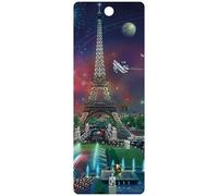 Marca-páginas 3D LiveLife - Torre Eiffel de Deluxebase. Un marcapáginas de París con arte lenticular 3D