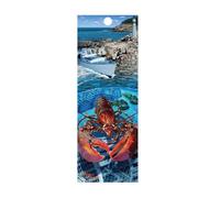 Marca-páginas 3D LiveLife - Trampa para langostas de Deluxebase. Un marcapáginas oceánico con arte 3D lenticular con licencia del reconocido artista Michael Searle