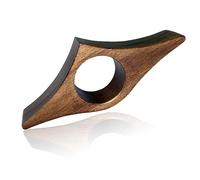 Marca paginas libros, soporte para el pulgar, accesorio de lectura, soporte para libros naturales, de madera de nogal para amantes de los libros, ratones de biblioteca, regalo, 23 mm