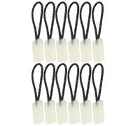 Marca reflectante 60 uds. Cabezal del tirador de cremallera que brilla en la oscuridad, cremalleras luminosas antipérdida, colgante for mochila, abrigo, bolso, tienda