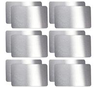 Marca Tarjeta de Visita con Grabado Láser en Metal - Placas de Aluminio para Clientes en la Oficina (54x86mm, 12 Piezas)