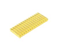 Marcado De Cables Marcadores de Cable de 100/150 Uds., etiqueta de número de marcador tipo C colorida for Cable de 2-10mm, etiqueta de marcador, Cable de red for Cat5e Para uso en oficinas(Yellow-M-1(