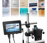 Marcado de línea de producción de impresora de inyección de tinta industrial, pantalla táctil HD para codificación de fecha/número de lote en cualquier producto