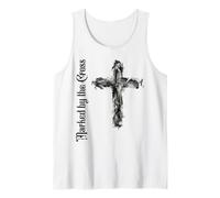 Marcado por la Cruz Christian Ash Cita de la Biblia Religiosa Camiseta sin Mangas