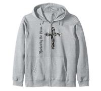 Marcado por la Cruz Christian Ash Cita de la Biblia Religiosa Sudadera con Capucha