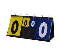 Marcador abatible para tenis de mesa, baloncesto, bádminton, voleibol, contador manual de ABS portátil con diseño plegable para juegos deportivos de entrenamiento