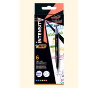 Marcadores Punta Biselada y Punta Fina Bic Intensity Dual Tip 503828/ Colores Surtidos