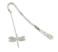 Marcador Clásicos Marcadores Luminosos de Libros de Metal Marcapáginas de Plumas de Metal Regalos para Lectores (Libélula, Universal, Metal, 1, 12.3cm, 1)