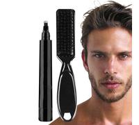 Marcador de barba para hombres, pluma de barba para hombres, máscara de pestañas para barba, bigote y cejas, coloración de barba para hombres, rellena, forma y define tu barba Tsuchiya