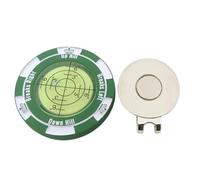 Marcador de Bola de Chip de Poker - Marcador de Chip de Golf de Alta calidad, marcador de Pelota preciso | Marcador magnético con Clip de Sombrero para Amantes del Golf, Accesorios de pr