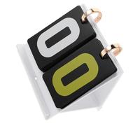 Marcador de Bolsillo Portátil de Acrílico para Juegos de Cartas y Fútbol | 2 Contadores Digitales, Interfaz Sencilla y Uso Ágil, Compacto para Competencias y Partidos Intensos