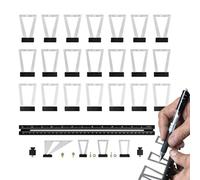 Marcador de cola de milano, herramienta manual para carpintería, guía de cola de milano, guía de aleación de aluminio, herramienta de fabricación de juntas para fábrica, estudio