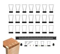 Marcador de cola de milano - Junta de marcado de cola de milano para juntas de madera - Herramienta de marcado de aleación de aluminio para estudio de madera, fábrica