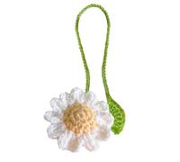 Marcador de crochet - Marcadores de flores de crochet | Lindos marcadores de páginas florales de punto de punto, marcas de libros de punto hechas a mano, marcadores de crochet floral para leer para es