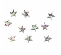 Marcador de Diapasón de Guitarra con Incrustaciones de Estrella de Concha de Abulón, Pegatina Multifuncional de Punto de Tono de Guitarra con Aplicaciones para Guitarras