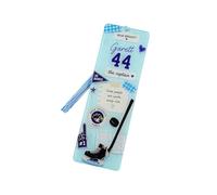 Marcador de diario Hockey Acrílico Borla Marcador de libro 4, 8 cm / 1, 89 pulgadas X 14, 9 cm / 5, pulgadas para lectura y uso diario en escritorio Marcador de páginas deportivas Accesorio de lectura