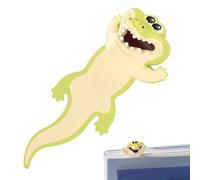 Marcador de dibujos animados, Marcador de libros de animales Páginas de la página de la placa para adultos para leer, decoraciones de libros, marcadores de animales de dibujos animados 3D tienen un íd