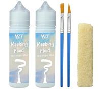 Marcador de enmascaramiento fino, ancho de línea 1-2 mm, cinta de enmascaramiento extraíble con forma de marcador, para líneas precisas y nítidas en pintura de acuarela fluida, líquido de enma