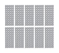 Marcador de Escaneo 3D, Marcadores de Punto de Referencia de Punto de Seguimiento 3D para Escaneo 3D, ID 6 Mm OD 10 Mm, Marcadores de Reflexión Difusa para Escáner 3D, 20 Hojas