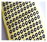 Marcador de escaneo 3D Punto de marcado de escáner 3D de 10 000 puntos Punto de marcado de máquina de marcado de puntos negros mate Posicionamiento claro(4mm x 8mm)