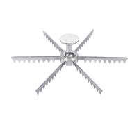 Marcador De Fiesta - Portion Separator | Pizza Creativa Multifoothpier | Molde De Tatlet Separado Coon Ruleta De Corte Pesado Con Mango Seguro Para Una Couupe Fácil Y Precisa