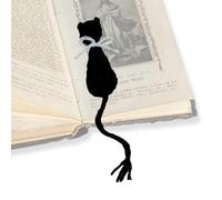 Marcador de gato de ganchillo, marcador de ganchillo | Marca de libro de gato artesanal | Marcador de punto creativo, accesorios de lectura estéticos, marcador de página para boda, cumpleaños