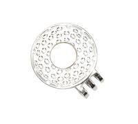 Marcador de golf con clip para sombrero, soporte magnético premium, de orientación , elegante emblema - accesorio | disco de objetivo de bola compacto, diseño liso extraíble, gorra de golf