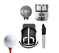 Marcador de golf Trident plantilla de alineación - herramienta de dibujo de línea de pelota de golf - para hombres mujeres golfistas torneos putting green driving Range regalo día del padre