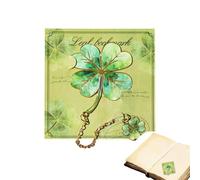 Marcador de hojas Botanical Bookmark Elegant Artistic de metal | Plant Bookmark for Reading Library School Dorm Office Women | Men Teacher Writer Student Metal Bookmark Elegant Artistic Leaf