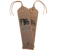 Marcador de libros cuero genuino hecho a mano con bandera de Reino Unido diseño Big Ben- Paquete de 2 marcapáginas de cuero | Marcadores Hermoso Regalo para hombres y mujeres, ratónes de biblioteca