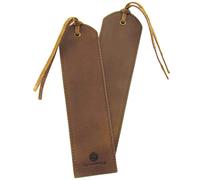 Marcador De Libros Cuero Genuino Hecho A Mano - Paquete De 2 Marcapáginas De Cuero | Marcadores Hermoso Regalo Para Hombres Y Mujeres, Ratónes De Biblioteca, Lectores