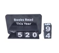 Marcador de libros para camas de este año | Contador lectura número camas decoración casa para aficionados lectores salón dormitorio librerías estilo rústico hombre mujer
