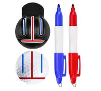 Marcador de línea de pelota de golf, resistente a los rayos UV, portátil, herramienta de marcado de sellos de pelota de golf, para hombres y mujeres, para poner en curso de práctica de entrenamiento