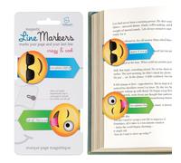 Marcador de Líneas Linemarkers | Soporte para Libros | Juego de 2 Marcadores Magnéticos | Sujetador de Páginas Magnético para Leer | Marcador de Libros | Regalo para Lectores
