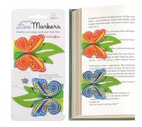Marcador de Líneas Linemarkers | Soporte para Libros | Juego de 2 Marcadores Magnéticos | Sujetador de Páginas Magnético para Leer | Marcador de Libros | Regalo para Lectores