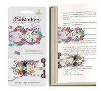 Marcador de Líneas Linemarkers | Soporte para Libros | Juego de 2 Marcadores Magnéticos | Sujetador de Páginas Magnético para Leer | Marcador de Libros | Regalo para Lectores