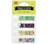 Marcador de página adhesivo con tema de frutas ㅤ