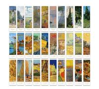 Marcador De Página Paisaje 30 Hojas/caja Marcadores Creativos Marcadores Libros Marcador Página Temático Suministros Lectura Para Estudiantes