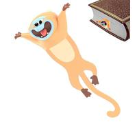 Marcador de páginas de dibujos animados - Marcapáginas de animales, marca de página ilustrada de animales | Divertido marcador de libros de lectura para niños, suministros de papelería, escuela para