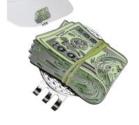 Marcador De Pelota De Golf Magnético Dollar Ball Marker | Herramienta De Marcado De Golf Hecha De Metal, Marcador De Pelota De Golf con Clip Magnético para Sombrero De Golf, Guantes, B