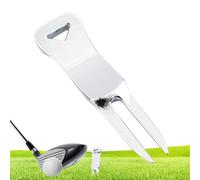 Marcador de pelota de golf - Tenedor de aleación de aluminio, herramienta de posición a prueba de óxido | Lawn Repair Divot Fixer, accesorio de golf aprobado por torneos, marcador práctico ligero para