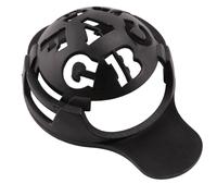 Marcador de pelotas de golf, marcadores de l?nea de color, kit de herramientas de alineaci?n de marcado de pl?stico de triple pista, negro