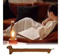 Marcador de perro de ganchillo - Accesorio de lectura marrón de punto, decoración de libros estéticos para lectores/Marcador de perro de ganchillo - Accesorio de lectura marrón de punto, decoración