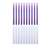 Marcador de Piel de Belleza de Punta Fina Colocada con Regla, Escribas de Piel Borrados de Secado Rápido para Diseños de Salón, 10 Ml de Cuerpo Púrpura (1.0 mm)