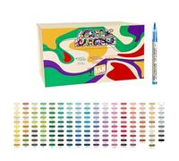 Marcador de pintura con punta de pincel suave para hacer tarjetas, dibujos, álbumes de recortes, artistas, juego de marcadores de dibujo