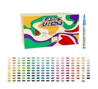 Marcador de pintura con punta de pincel suave para hacer tarjetas, dibujos, álbumes de recortes, artistas, juego de marcadores de dibujo